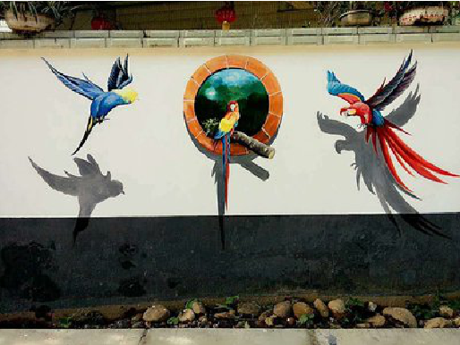 顺昌视觉错位-3D墙绘设计