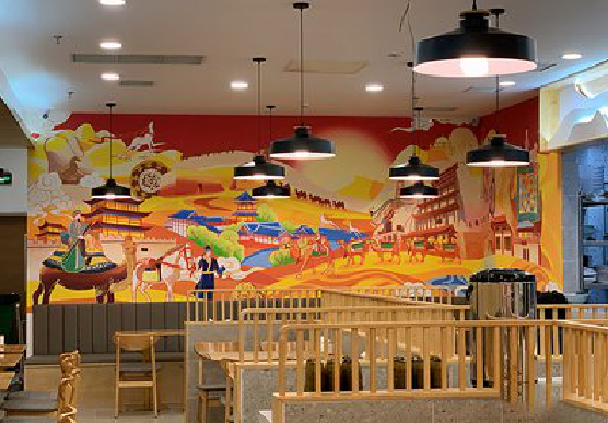 顺昌商业空间彩绘介绍。