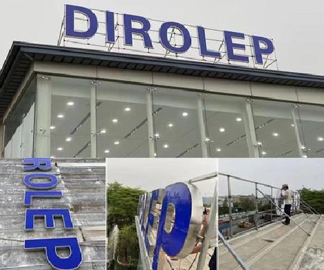 顺昌楼顶发光字安装的注意事项。